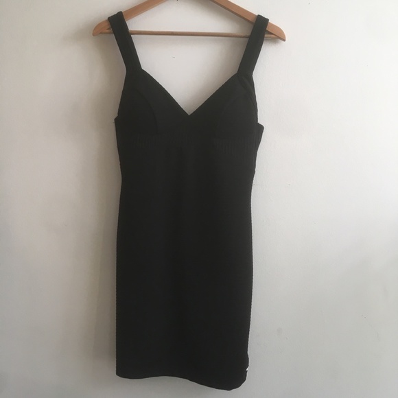 Guess ribbed little black dress - Picture 2 of 6
